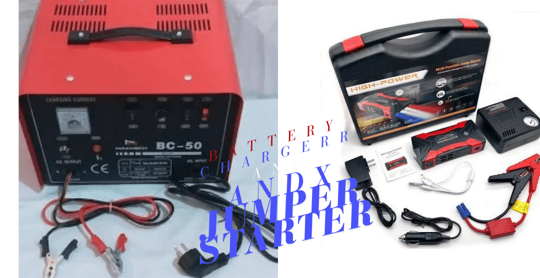 Car Battery Charger and Jumper Starter