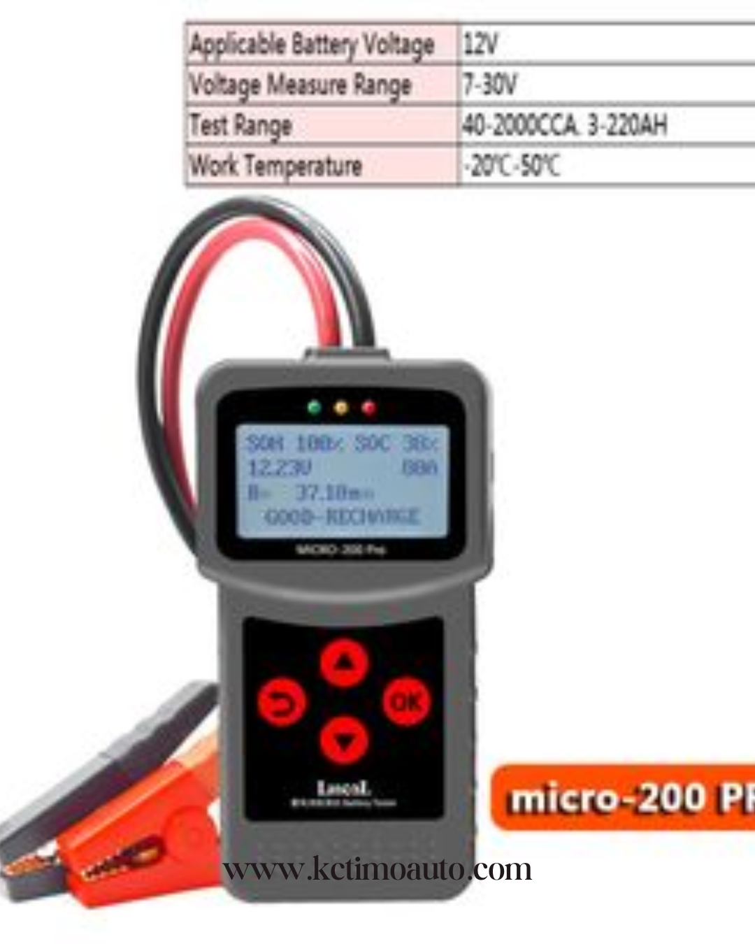 Battery Tester Analyzer 12/24v